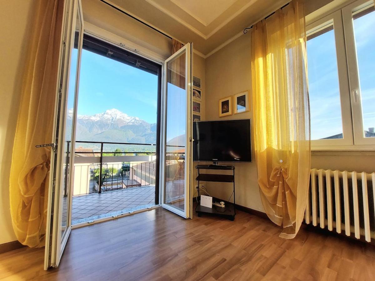 Casa Rosa Apartment Domaso Luaran gambar